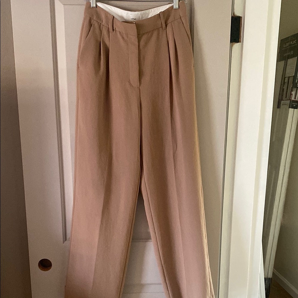 Aritzia Camel Effortless Pants